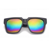 Rainbow mirror sunglasses best sale